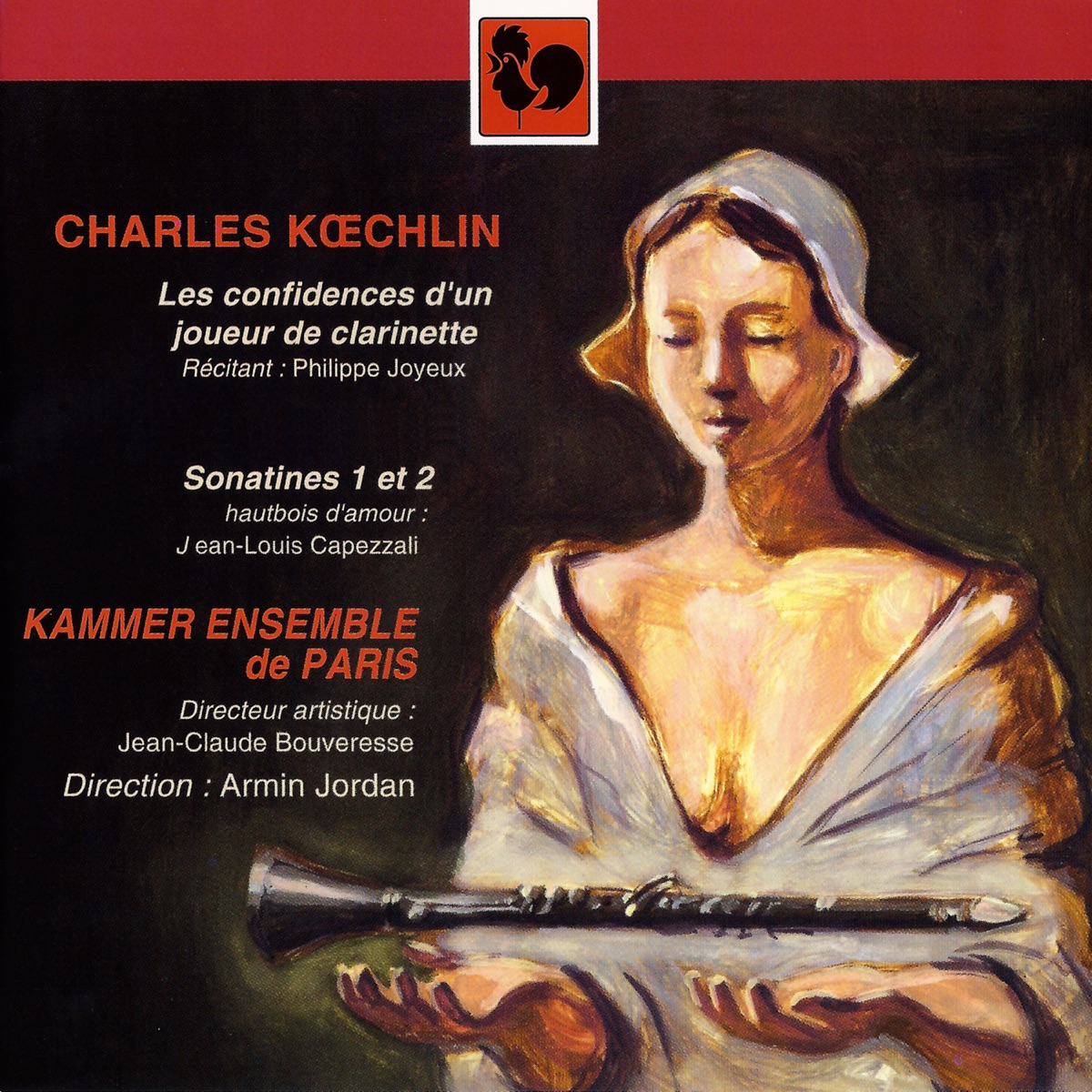 Charles Koechlin: Les confidences d'un joueur de clarinette – Sonatines by Armin Jordan & Kammerensemble de Paris album cover