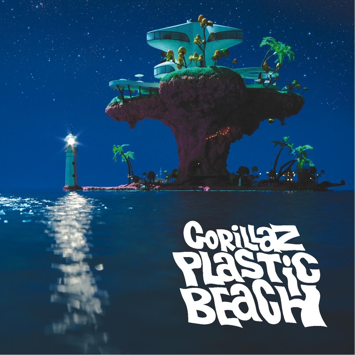 Plastic Beach by Gorillaz album cover