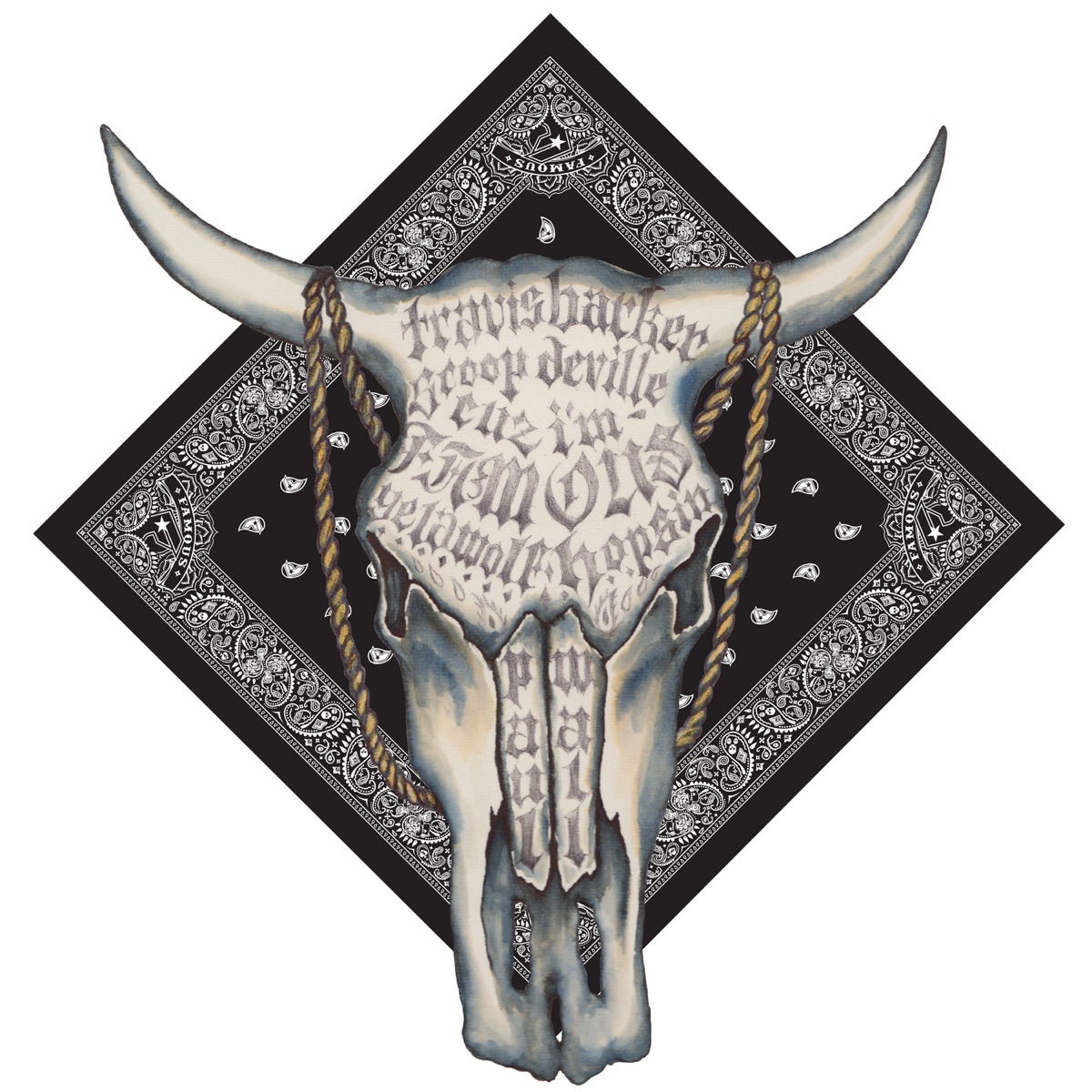 Cuz I'm Famous (feat. Paul Wall, Hopsin, Yelawolf & Scoop Deville) - Single by Travis Barker album cover
