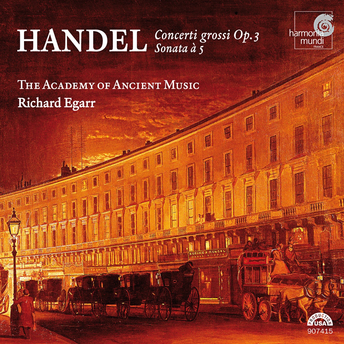 Handel: Concerti grossi, Op. 3 by Academy of Ancient Music & Richard Egarr album cover