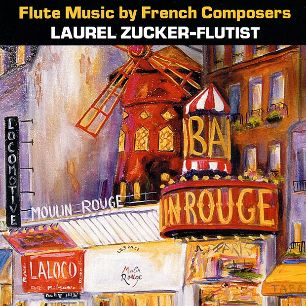 Flute Music by French Composers by Laurel Zucker & Paul Switzler album cover