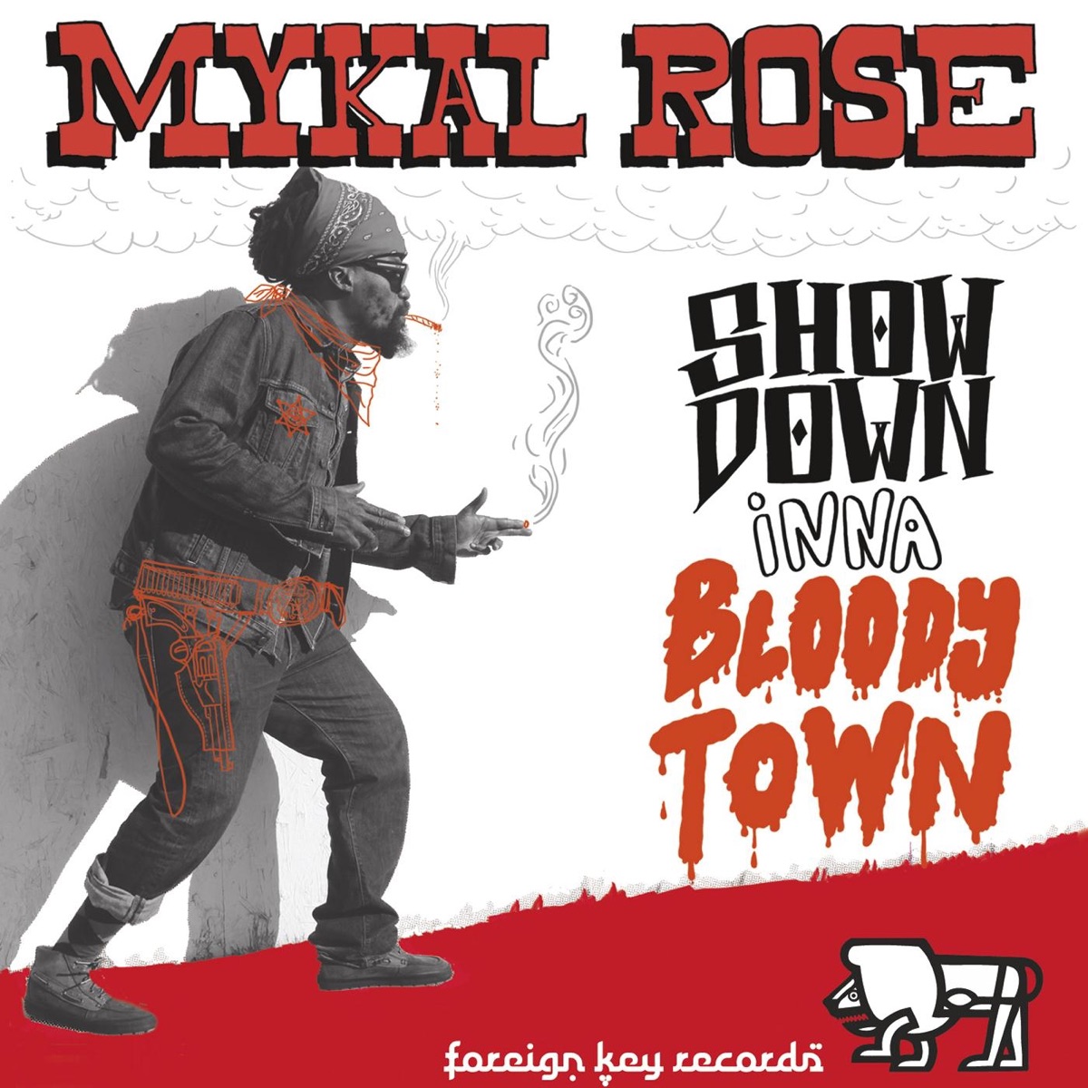 Showdown Inna Bloody Town by Mykal Rose album cover