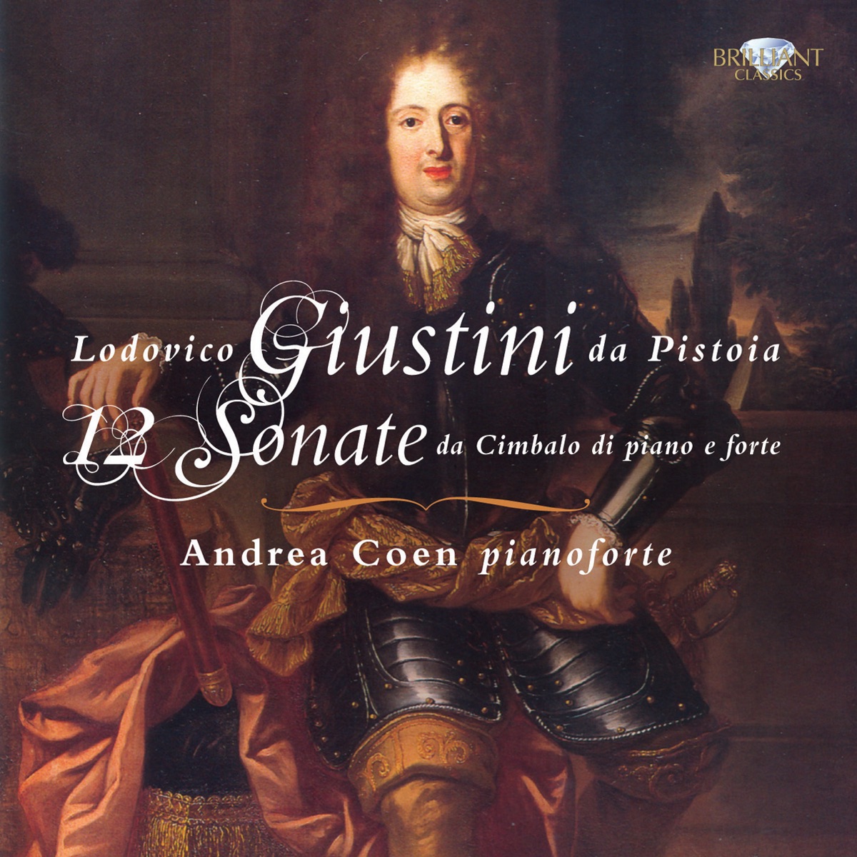 Giustini: 12 Sonate da Cimbalo di Piano e Forte by Andrea Coen album cover