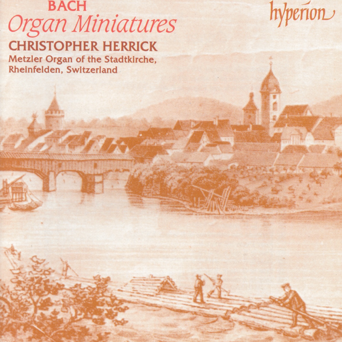 Bach: Organ Miniatures by Christopher Herrick album cover