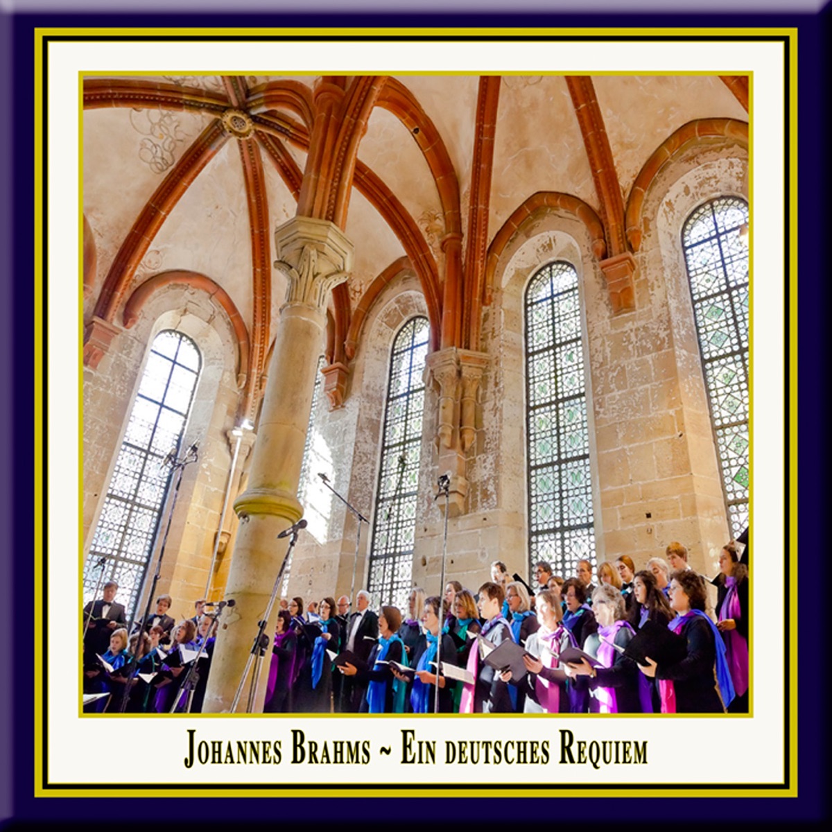Brahms: Ein deutsches Requiem, Op. 45 (A German Requiem, Op. 45) (London Version) by Jurgen Budday album cover