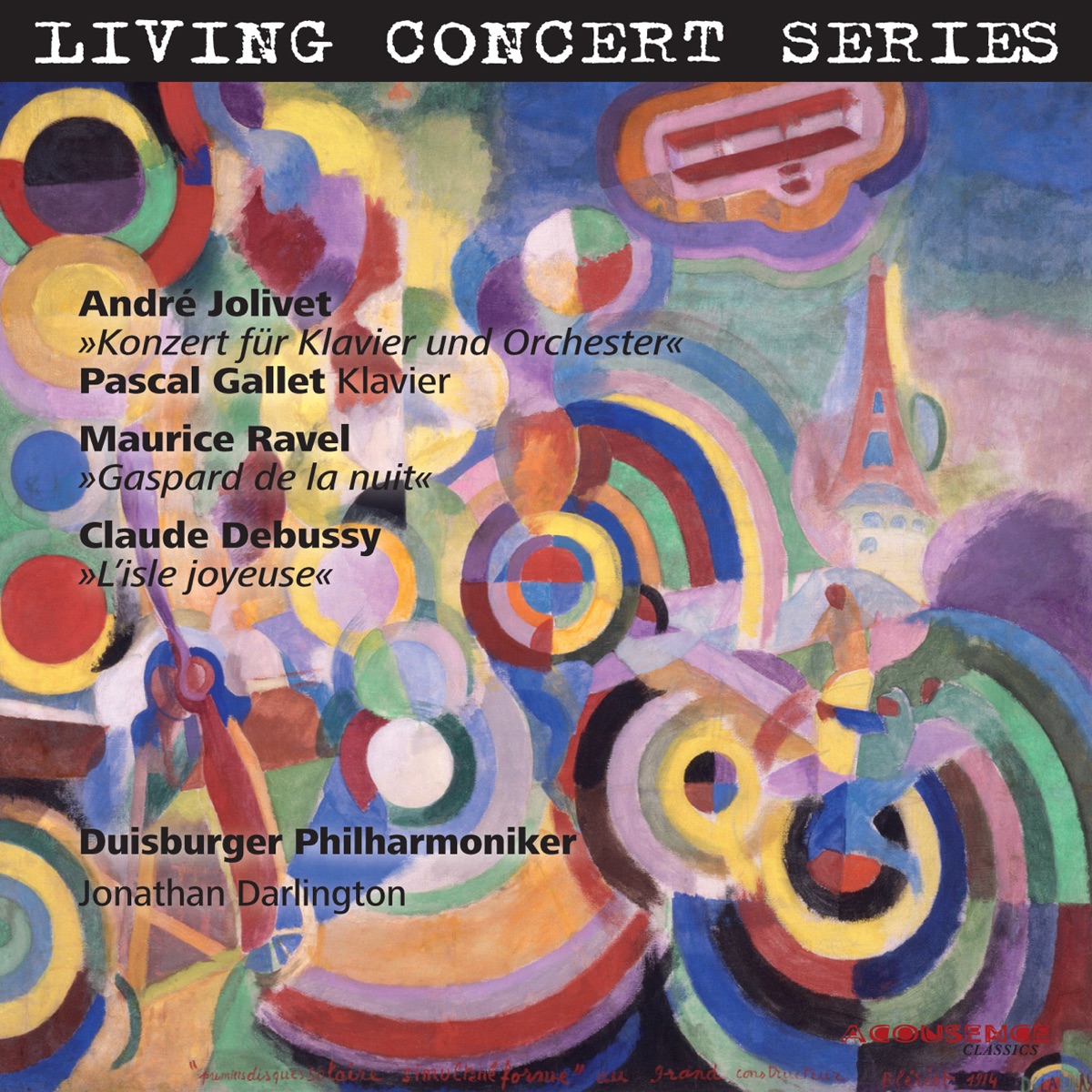 Living Concert Series: Jolivet, Ravel & Debussy by Pascal Gallet album cover
