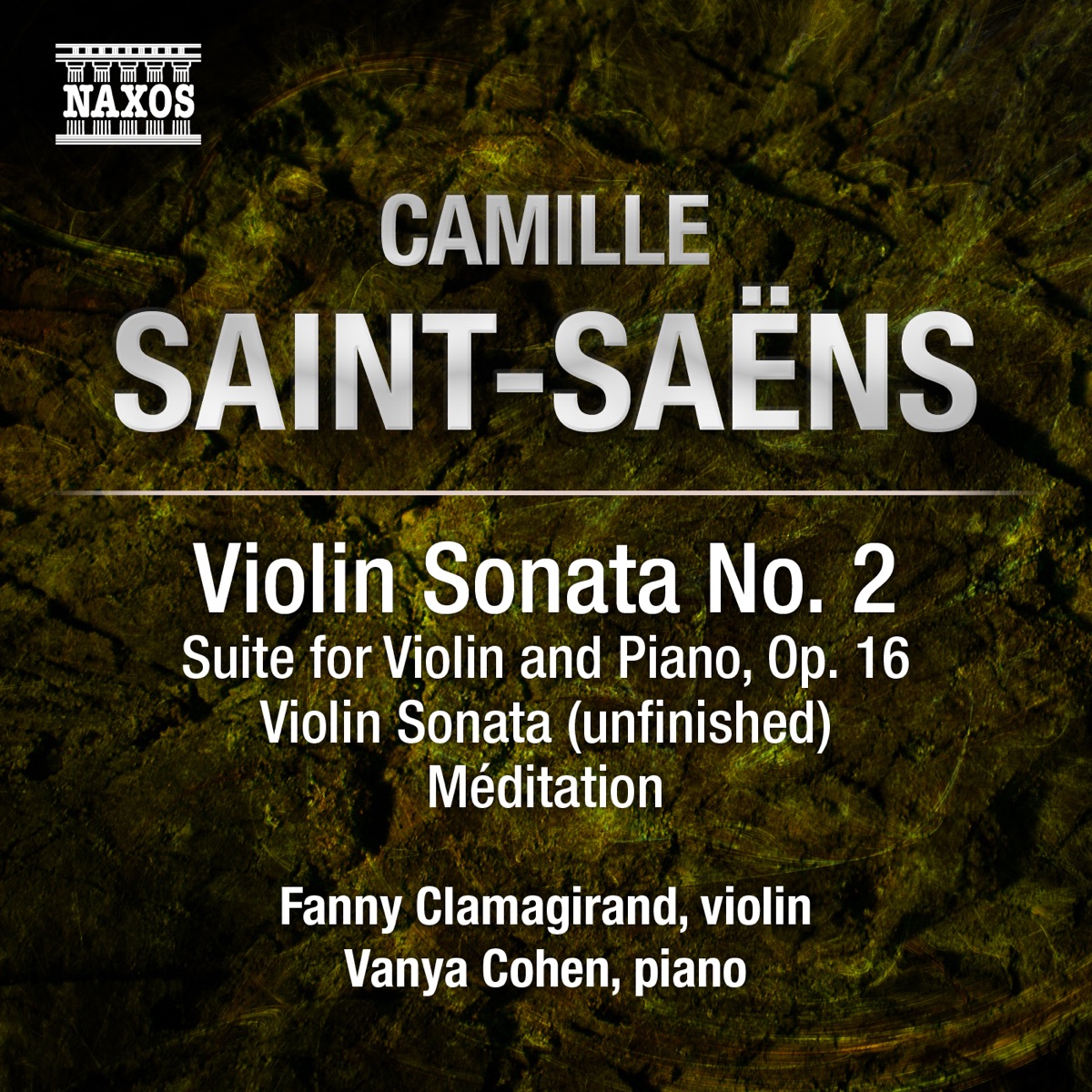 Saint-Saëns: Music for Violin and Piano, Vol. 2 by Fanny Clamagirand album cover
