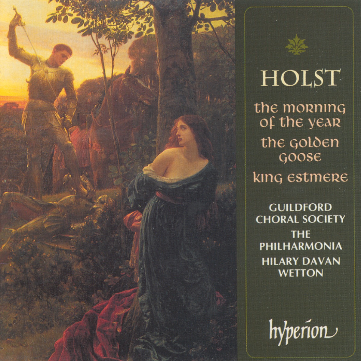 Holst: Choral Ballets by Guildford Choral Society, Philharmonia Orchestra & Hilary Davan Wetton album cover