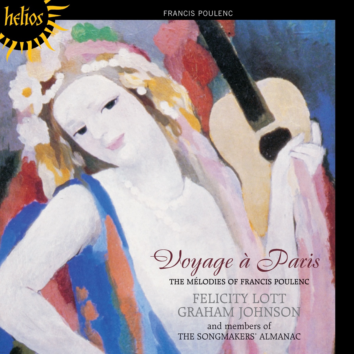 Poulenc: Voyage à Paris by Dame Felicity Lott & Graham Johnson album cover