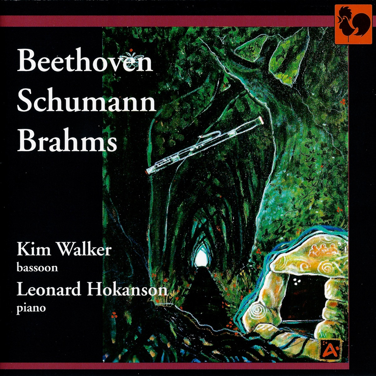 Beethoven, Schumann & Brahms: Works for Bassoon and Piano by Kim Walker & Leonard Hokanson album cover