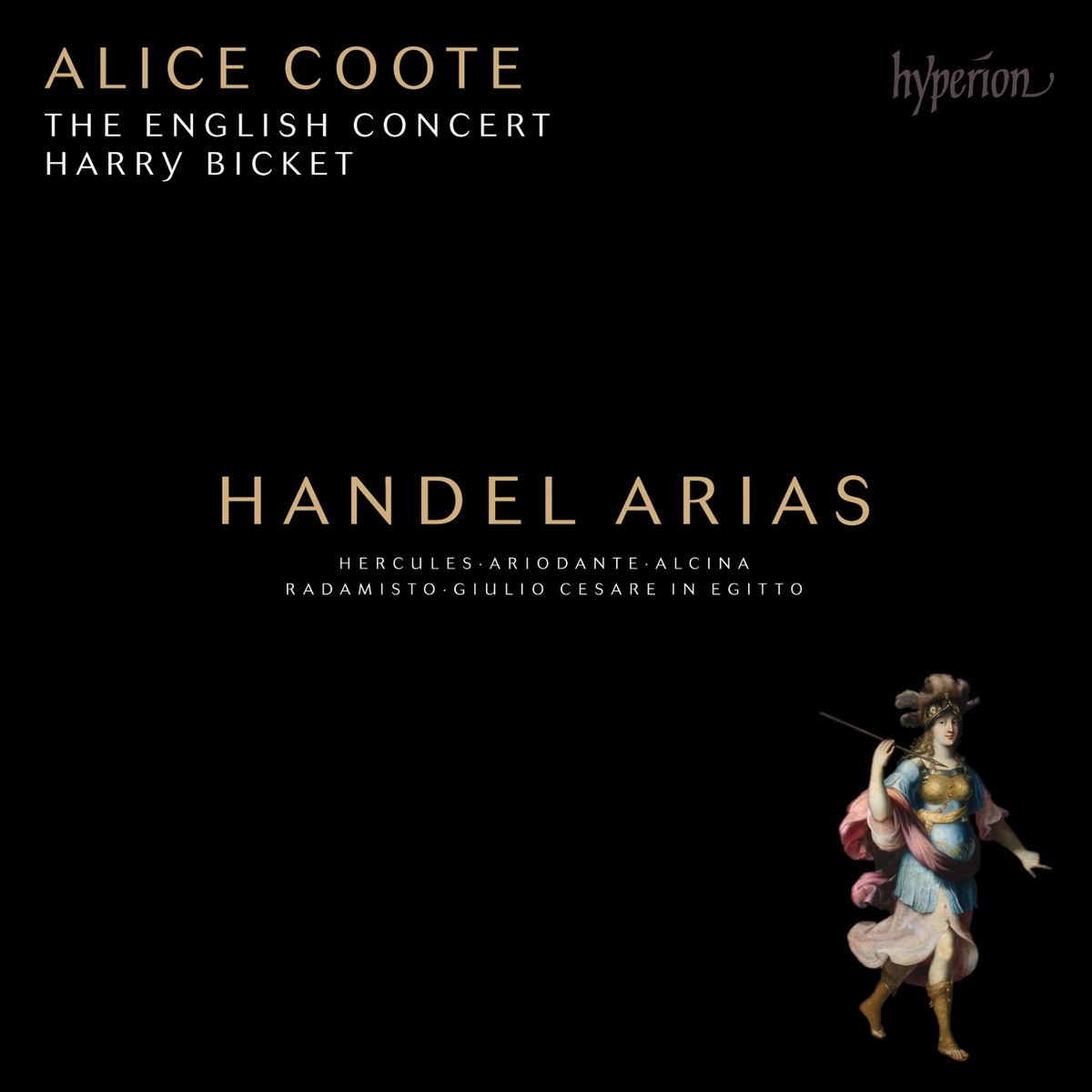 Handel: Arias by Alice Coote, The English Concert & Harry Bicket album cover
