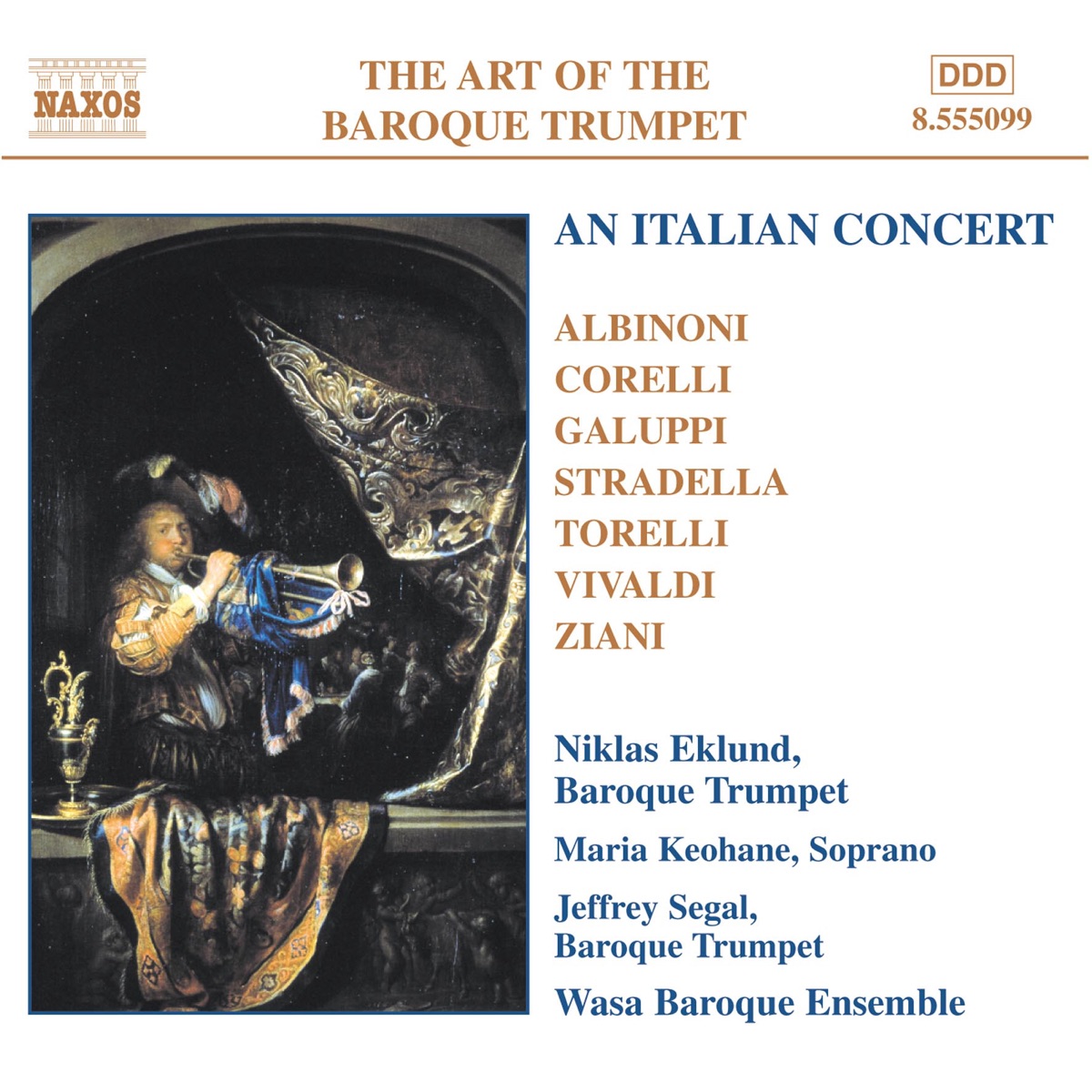 The Art of the Baroque Trumpet, Vol. 5 by Wasa Baroque Ensemble, Jeffrey Segal, Niklas Eklund, Edward H. Tarr & Maria Keohane album cover
