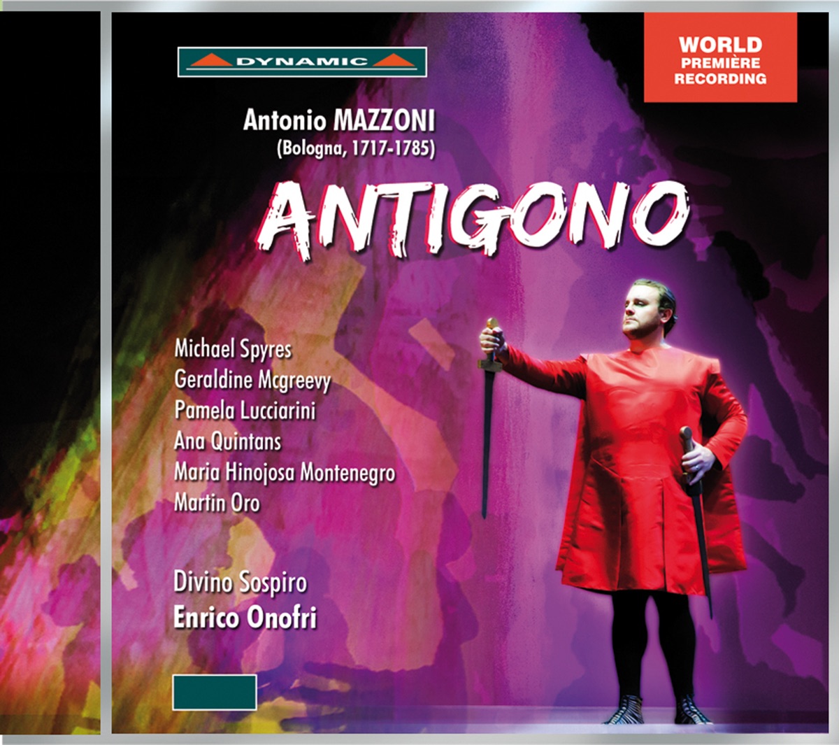 Mazzoni: Antigono by Enrico Onofri & Divino Sospiro album cover
