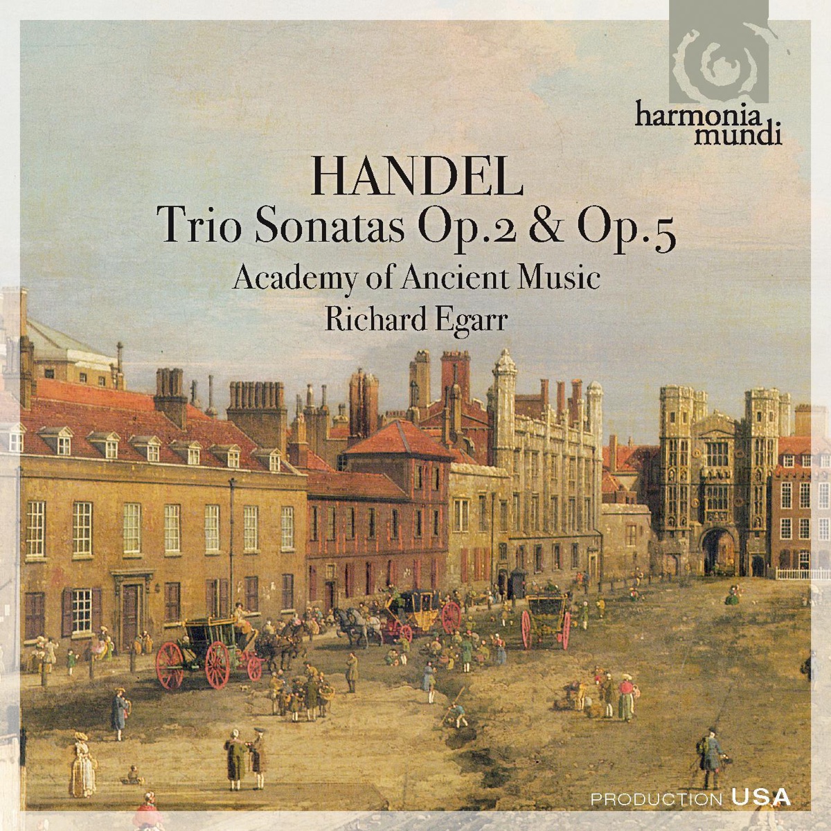 Handel: Trio Sonatas, Op. 2 & Op. 5 by Academy of Ancient Music & Richard Egarr album cover