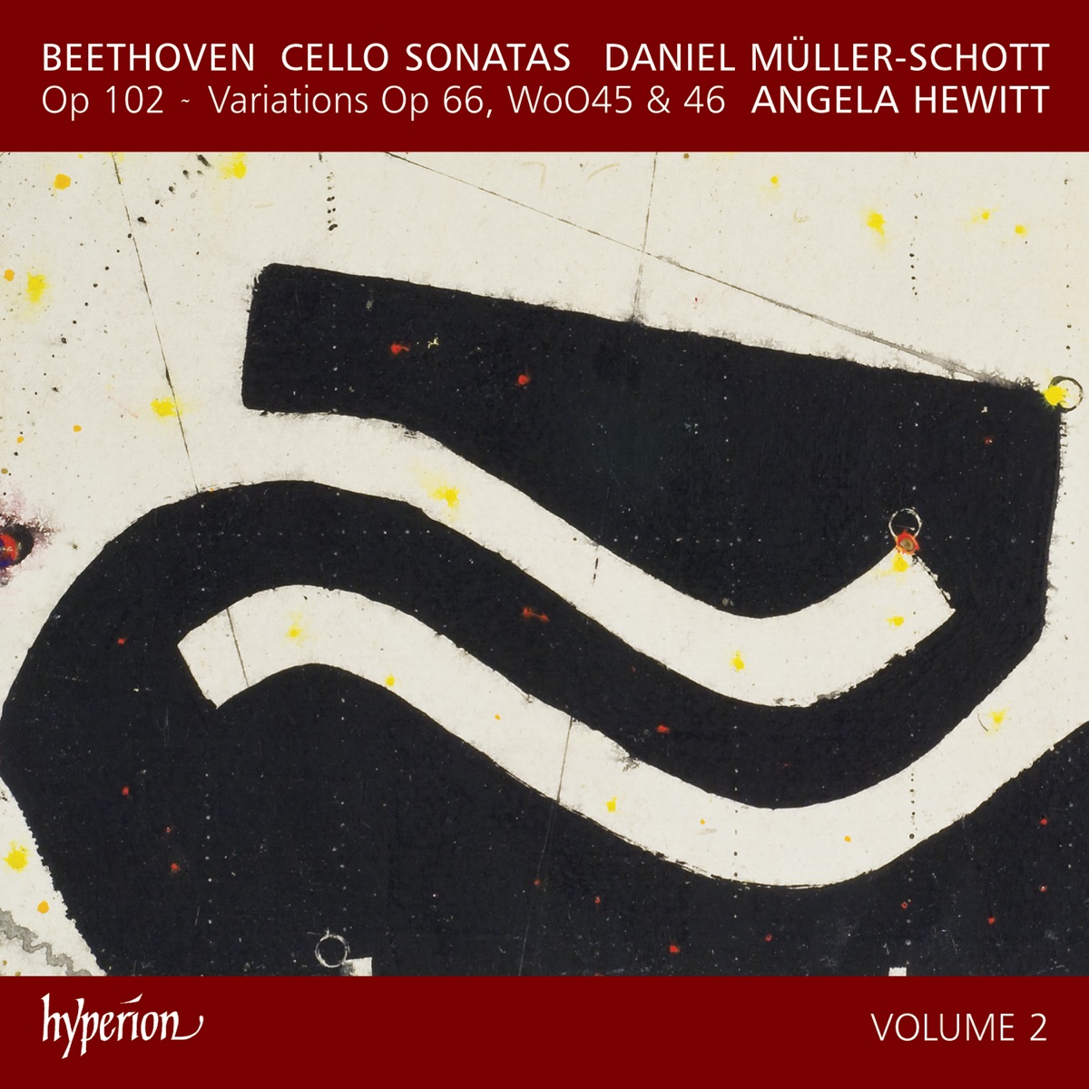 Beethoven: Cello Sonatas, Vol. 2 by Daniel Müller-Schott & Angela Hewitt album cover