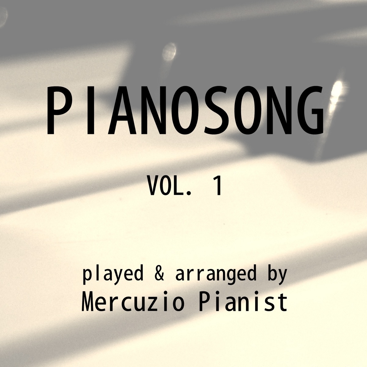 Pianosong, Vol. 1 by Mercuzio Pianist album cover