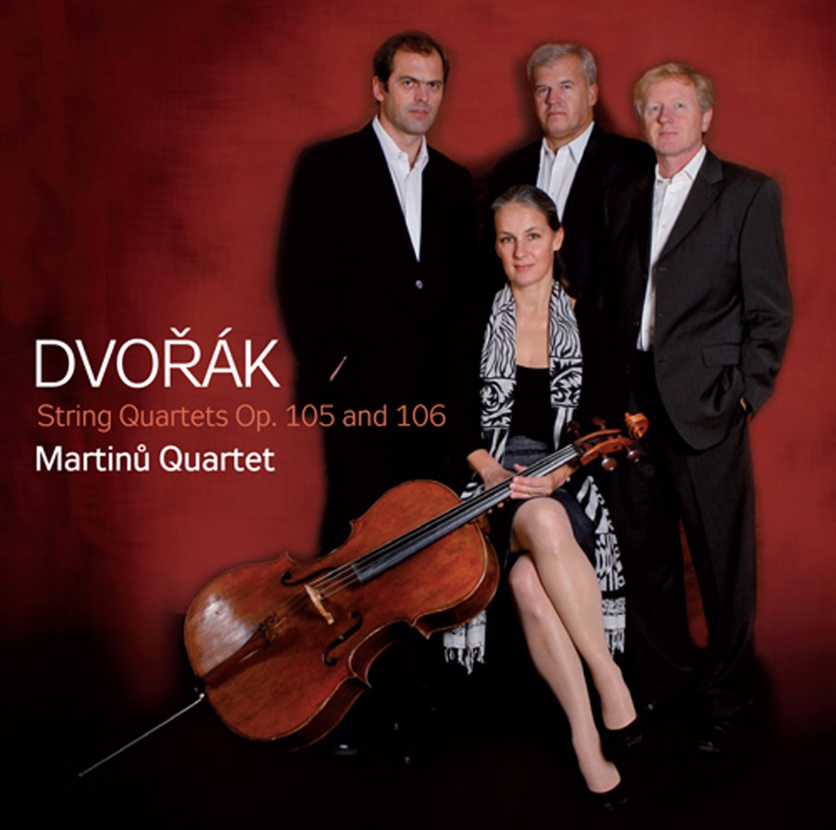 Dvořák: String Quartets Opp. 105 and 106 by Martinů Quartet album cover