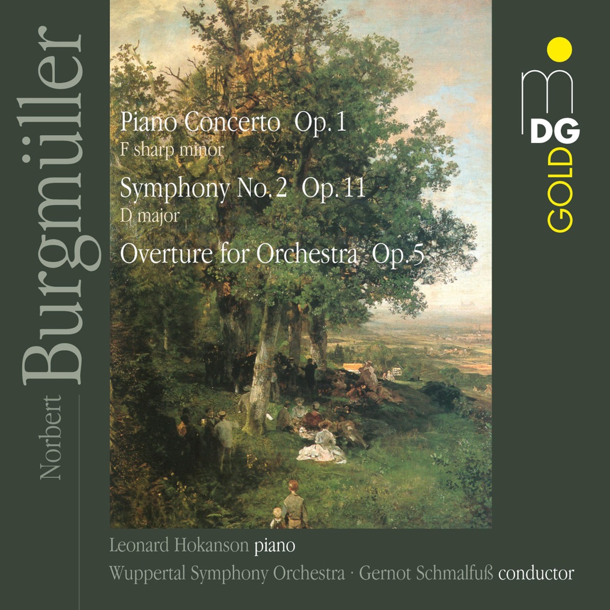Burgmüller: Orchestral Works by Leonard Hokanson, Sinfonieorchester Wuppertal & Gernot Schmalfuss album cover