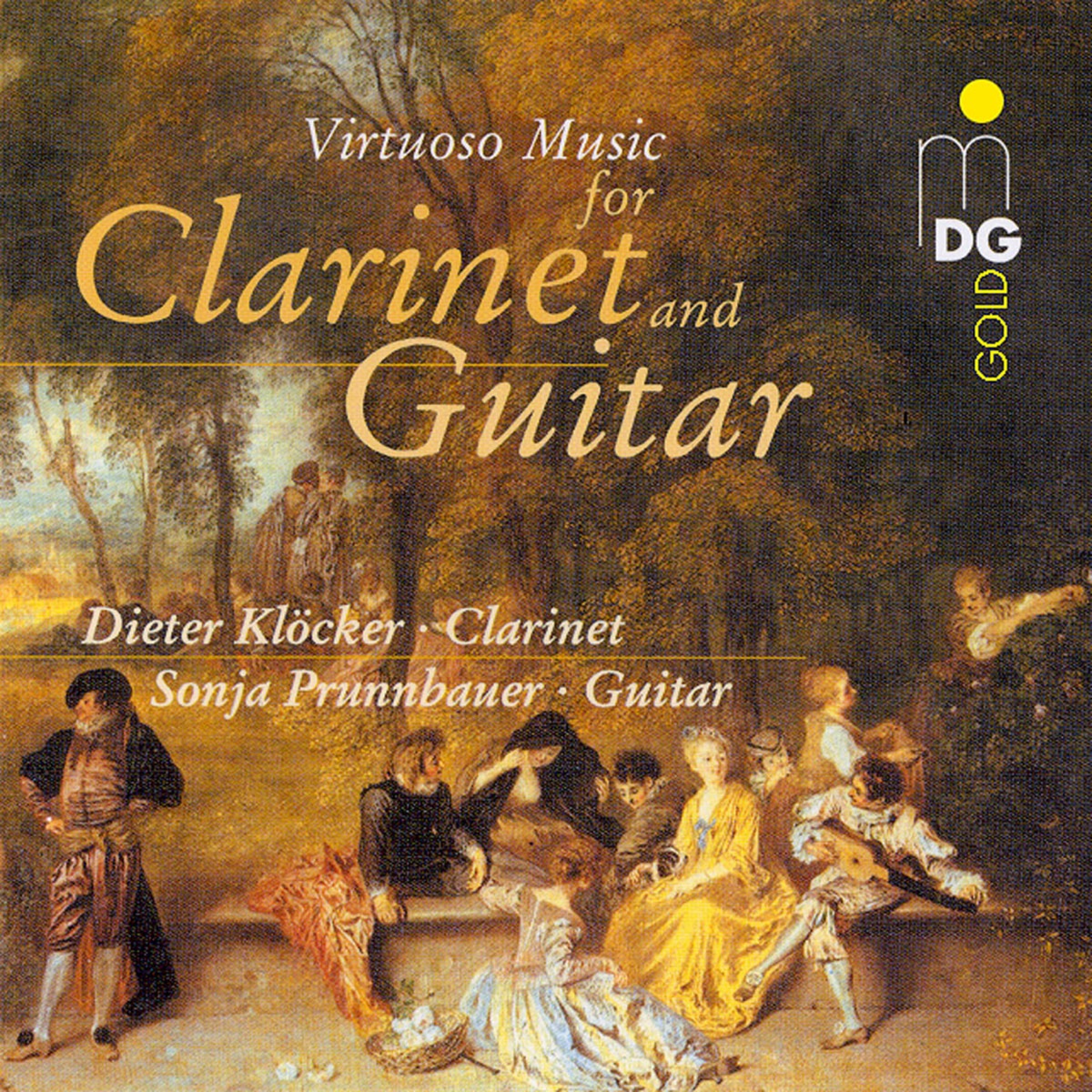 Virtuoso Music for Clarinet and Guitar by Dieter Kloecker & Sonja Prunnbauer album cover