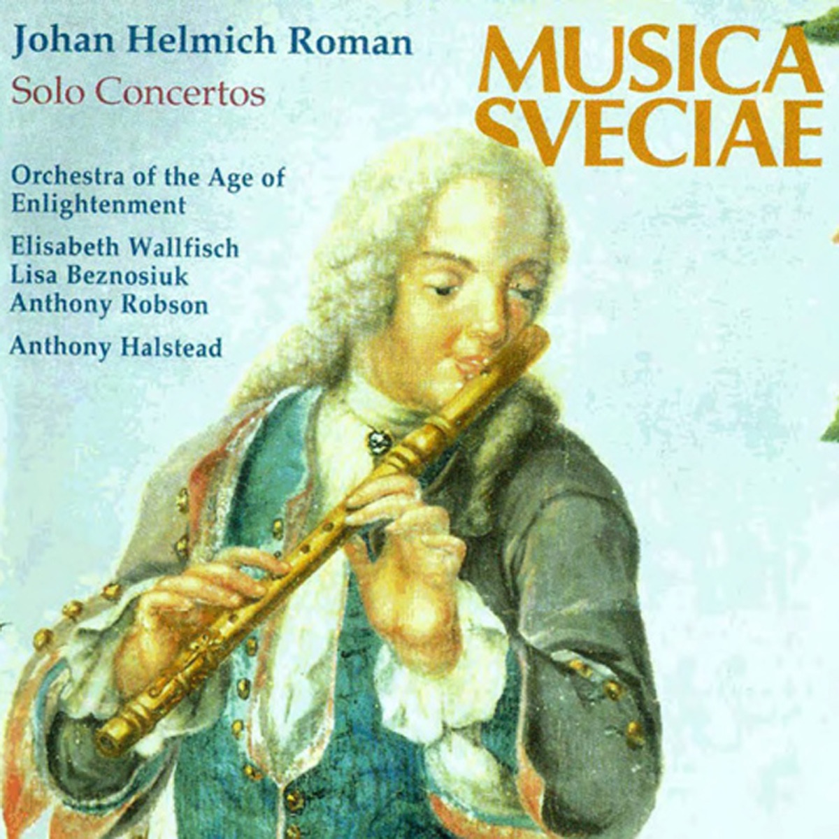 Roman: Solo Concertos by Elizabeth Wallfisch, Anthony Halstead, Orchestra of the Age of Enlightenment, Anthony Robson & Lisa Beznosiuk album cover
