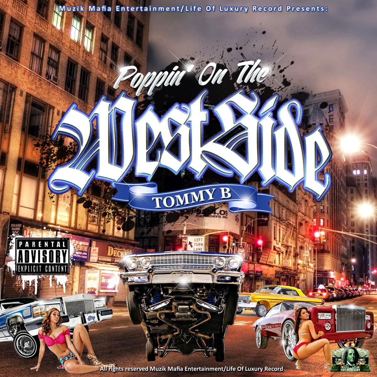 Poppin' On the Westside (Remix) - Single by Tommy B album cover