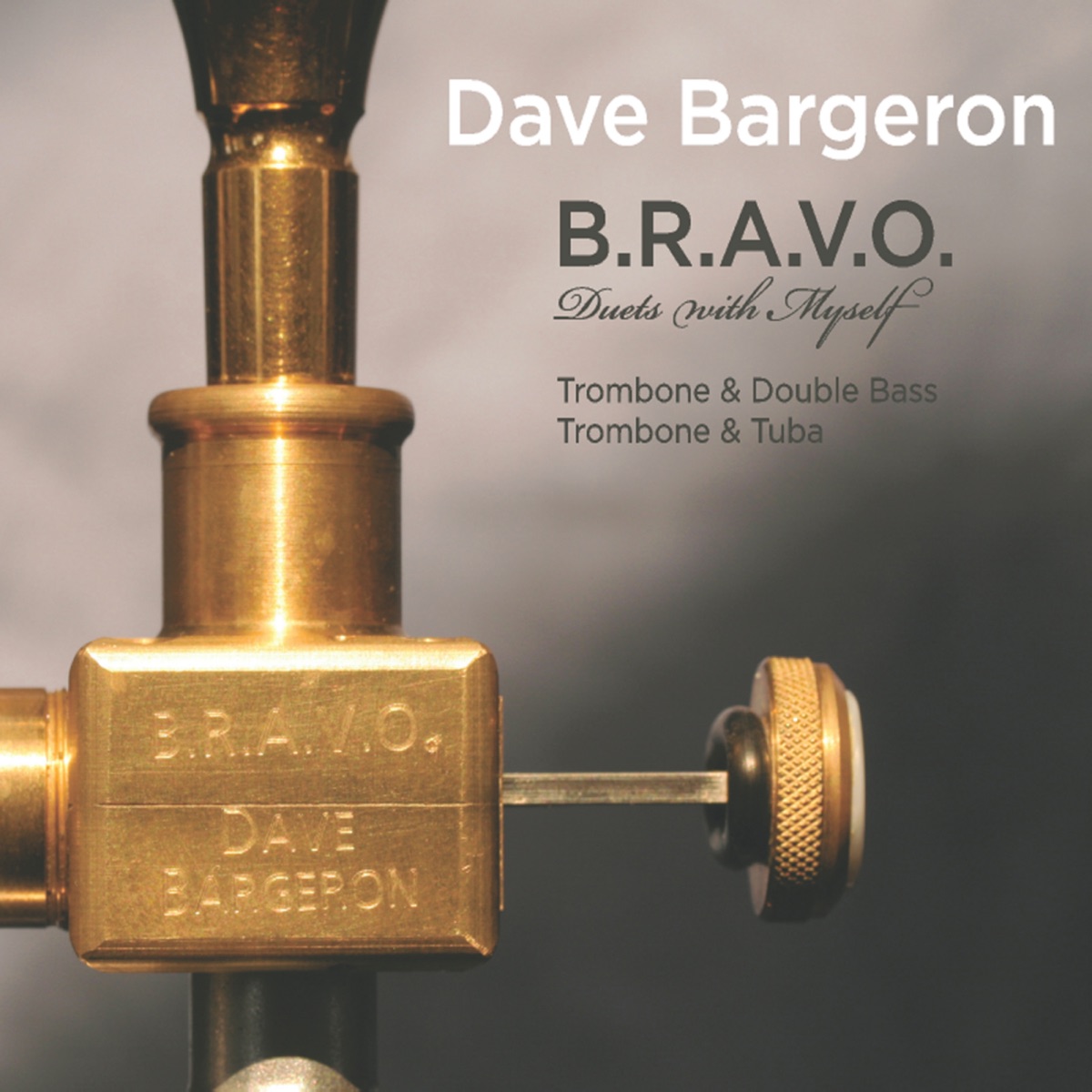B.R.A.V.O. Duets With Myself by Dave Bargeron album cover