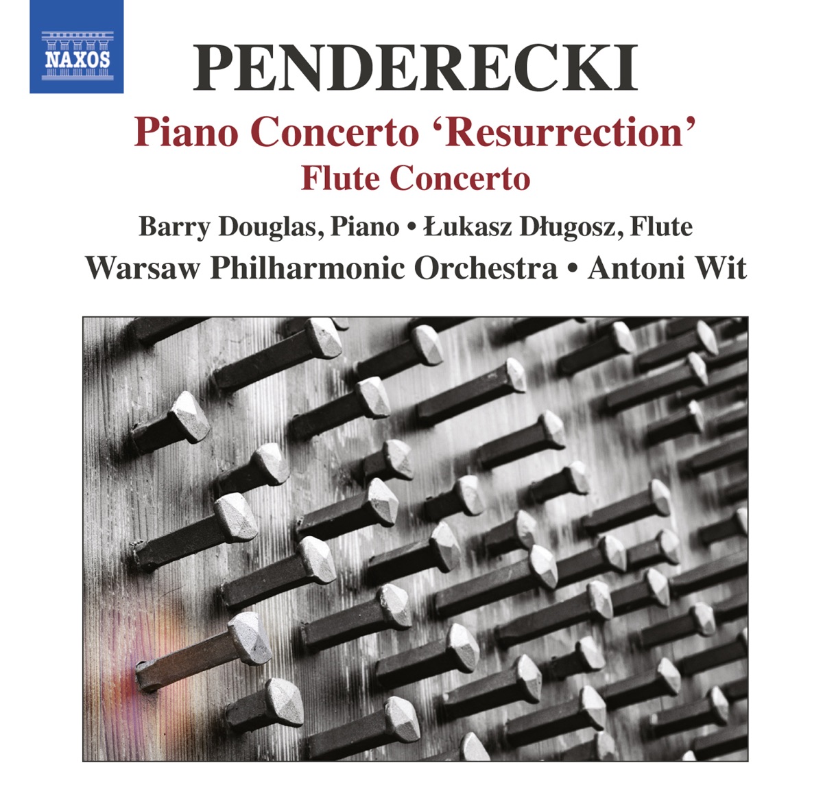 Penderecki: Piano Concerto "Resurrection" & Flute Concerto by Antoni Wit, Barry Douglas, Warsaw Philharmonic Orchestra & Łukasz Długosz album cover