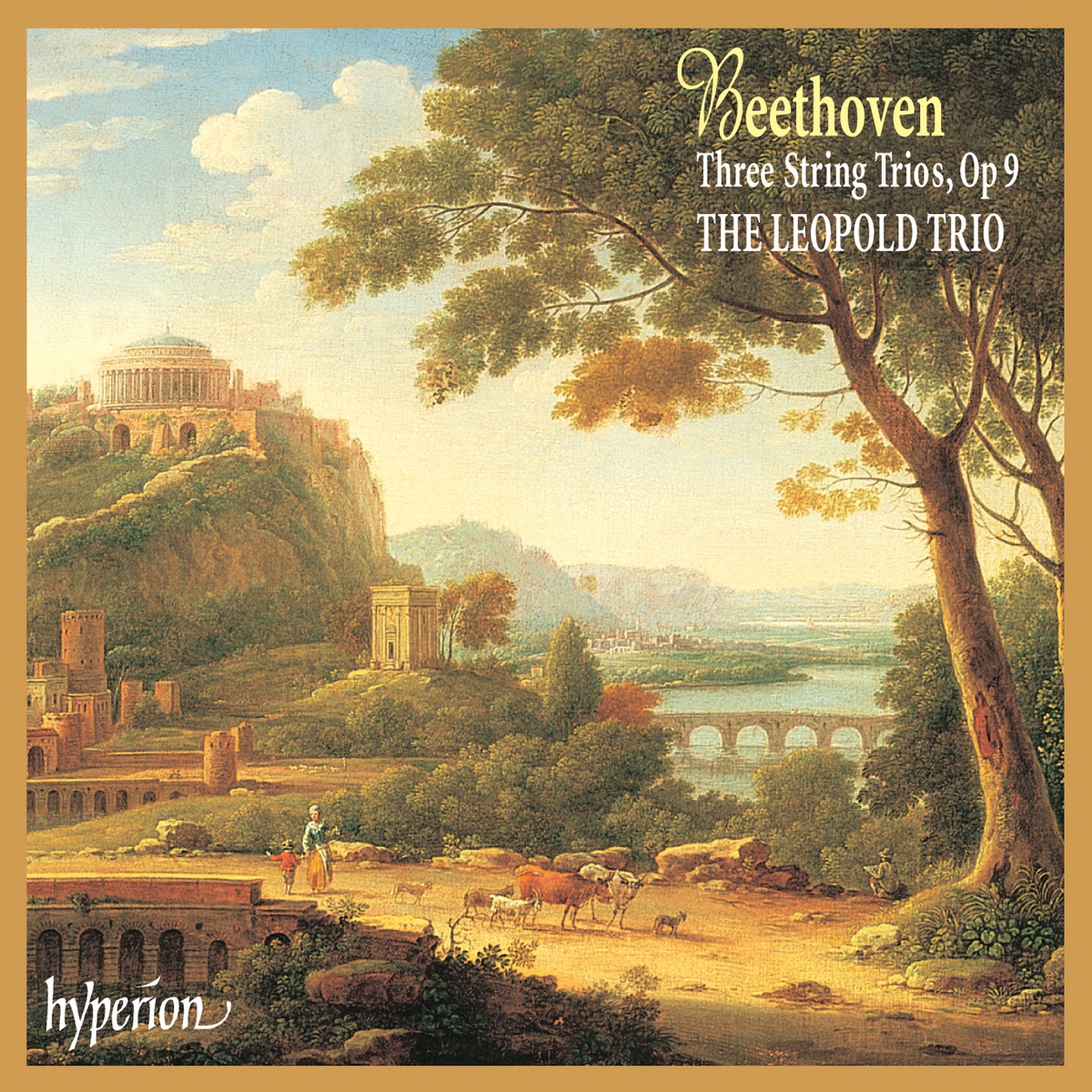 Beethoven: String Trios Op. 9 by Leopold String Trio album cover