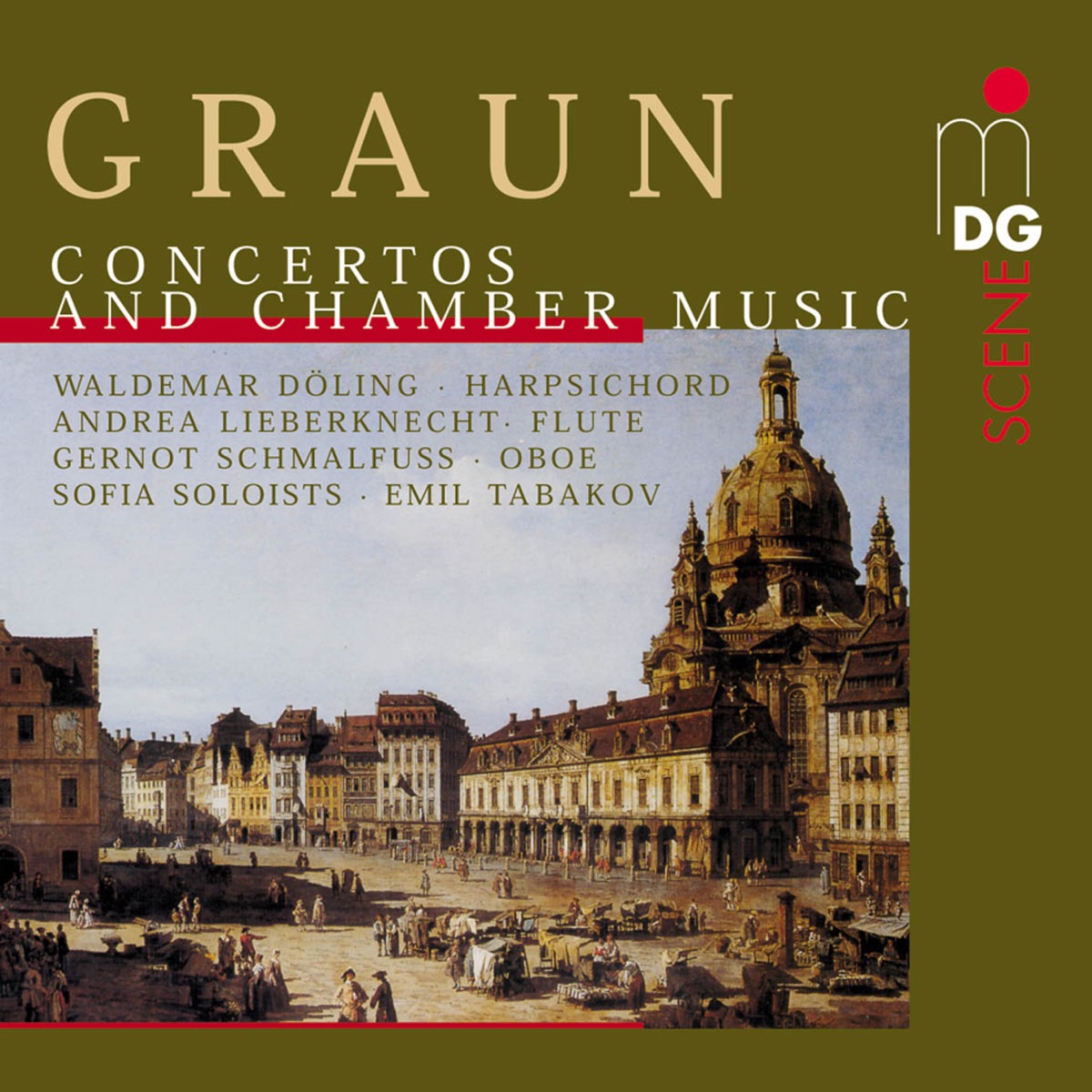 Graun: Concertos and Chamber Music by Waldemar Döling, Andrea Lieberknecht, Gernot Schmalfuss, Sofia Soloists Chamber Orchestra & Emil Tabakov album cover