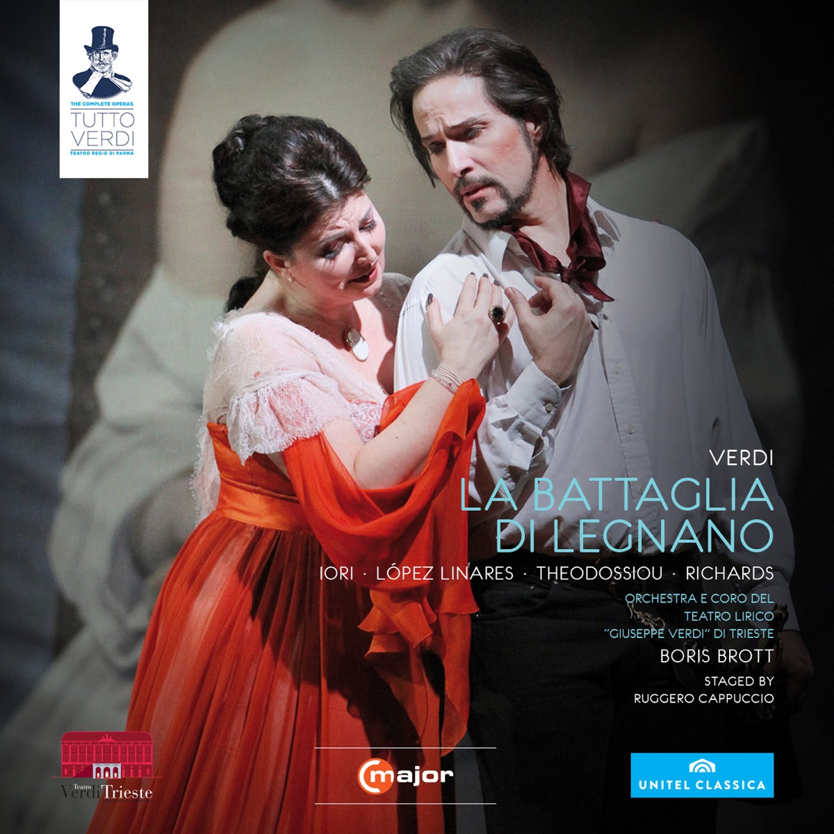 Verdi: La battaglia di Legnano by Enrico Giuseppe Iori, Leonardo Lopez Linares, Dimitra Theodossiou, Andrew Richards, Trieste Teatro Giuseppe Verdi Orchestra & Boris Brott album cover