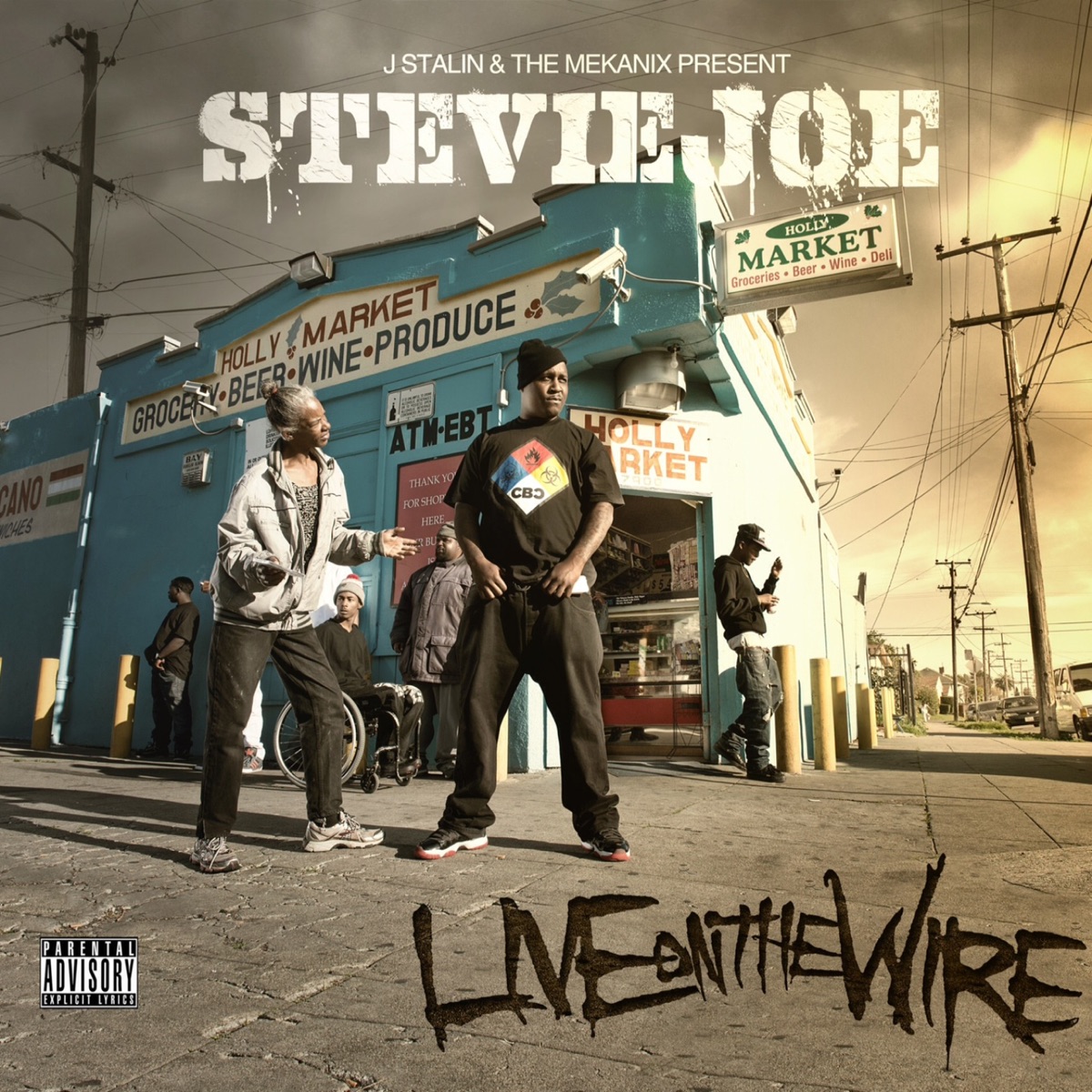 J. Stalin & the Mekanix Present: Live on the Wire by Stevie Joe album cover