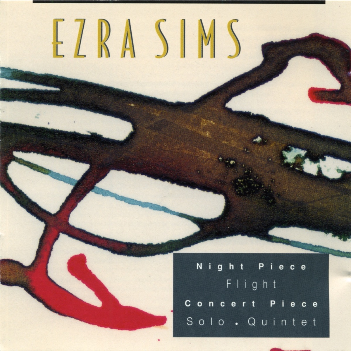 Microtonal Music of Ezra Sims by Dinosaur Annex Music Ensemble, Pro Arte Chamber Orchestra of Boston & Gisèle Ben-Dor album cover