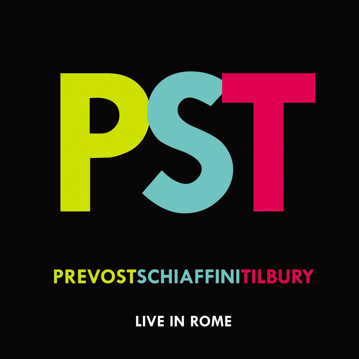 PST Live in Rome by Edwin Prévost, Giancarlo Schiaffini & JohnTilbury album cover