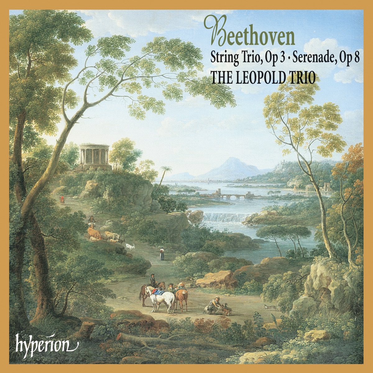 Beethoven: String Trio & Serenade by Leopold String Trio album cover