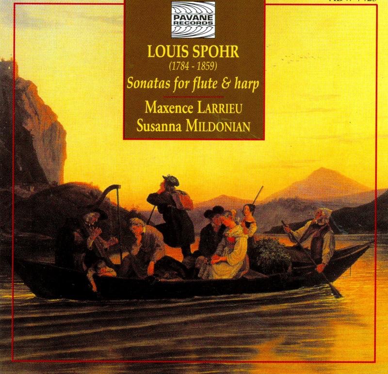 Spohr: Sonatas for Flute & Harp by Maxence Larrieu & Susanna Mildonian album cover