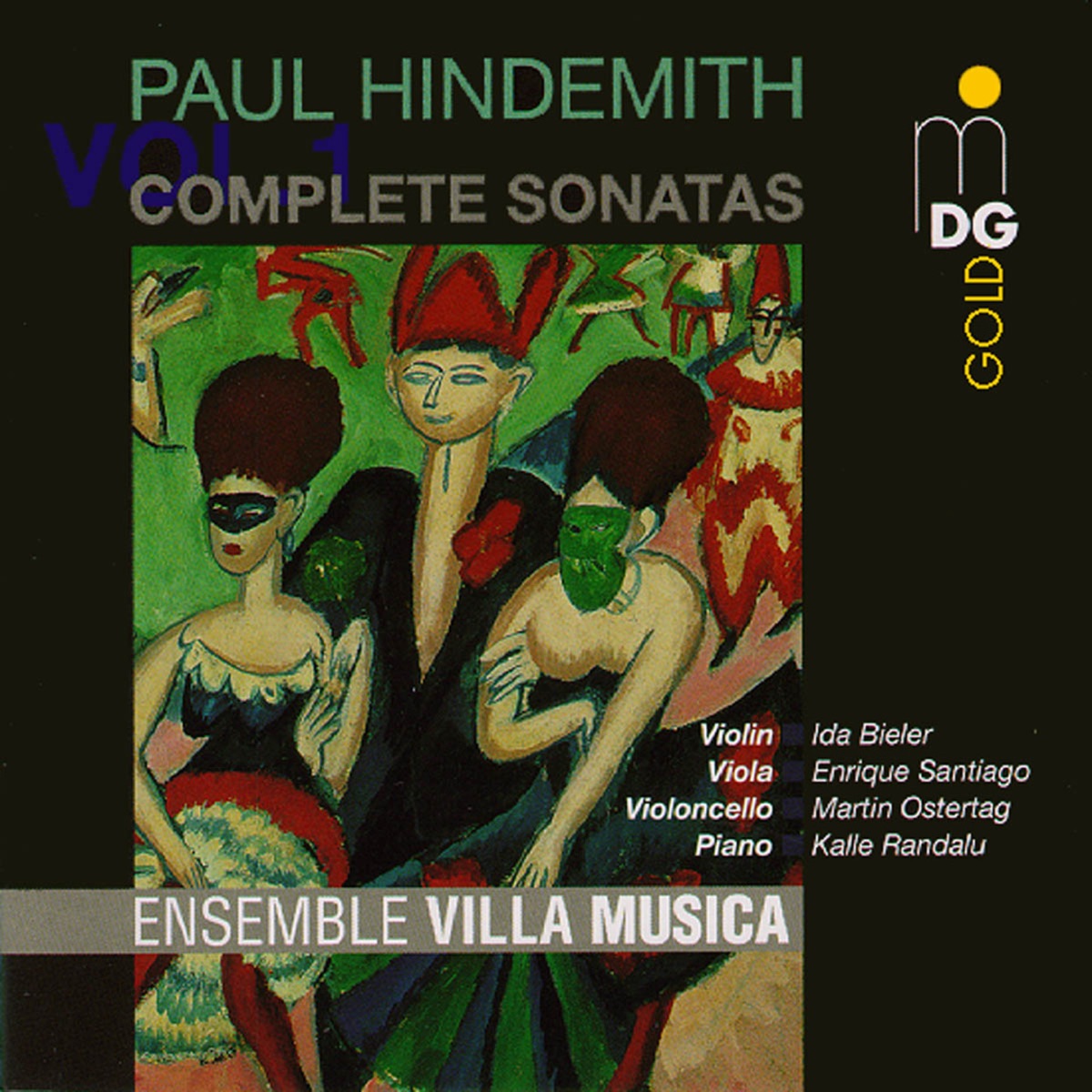 Hindemith: Complete Sonatas, Vol. 1 by Kalle Randalu, Ida Bieler, Martin Ostertag & Enrique Santiago album cover