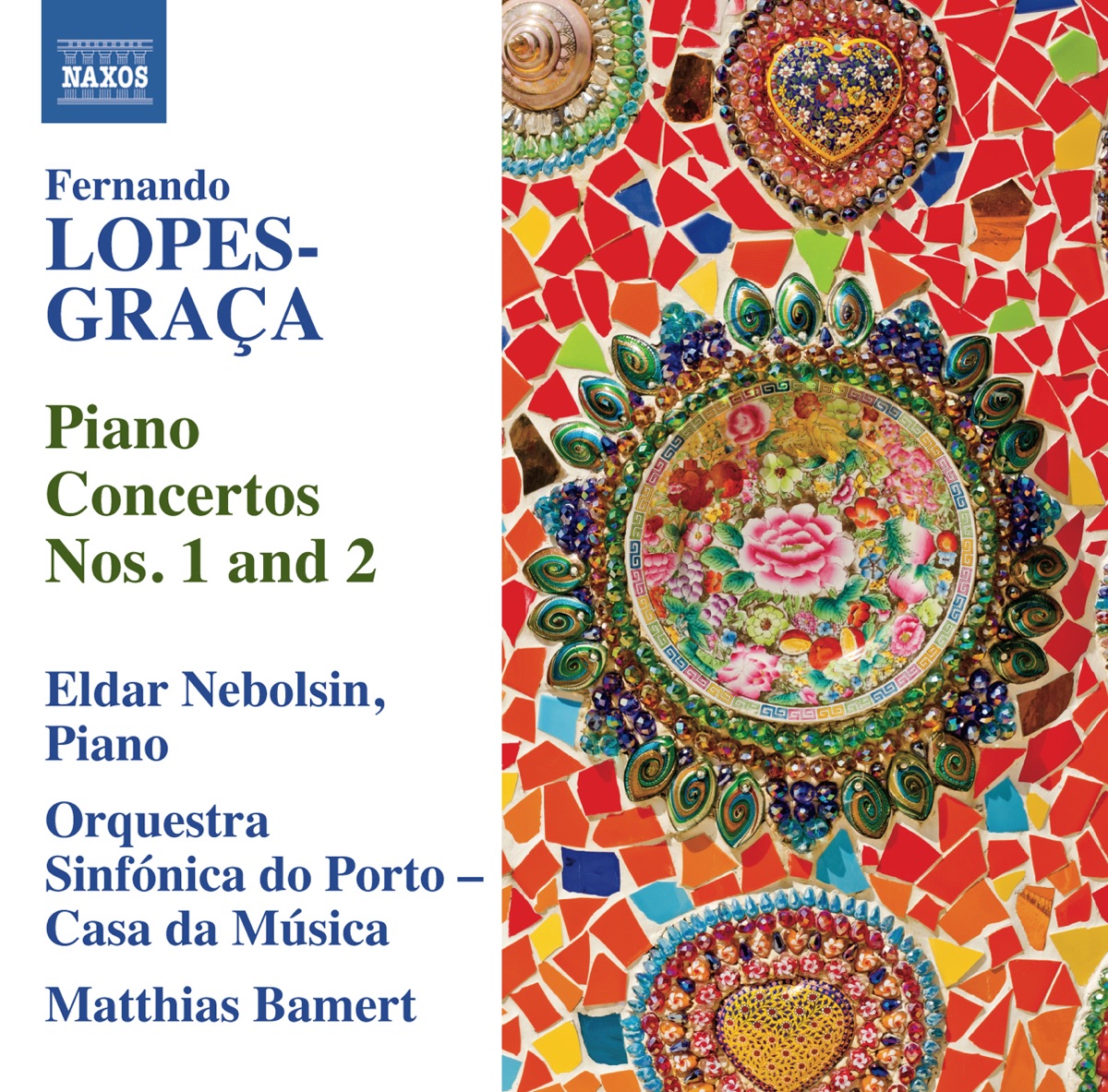 Lopes-Graça: Piano Concertos Nos. 1 & 2 by Orquestra Sinfónica do Porto Casa da Música, Luís Tinoco, Matthias Bamert, Eldar Nebolsin & Porto National Orchestra album cover