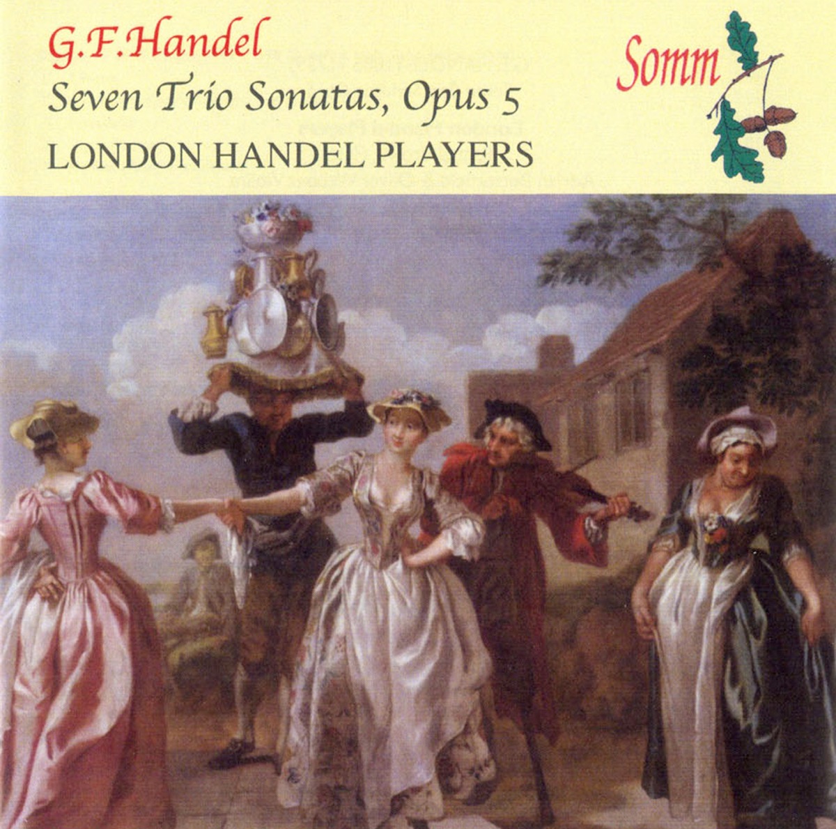 Handel: Seven Trio Sonatas, Op. 5 by London Handel Players album cover