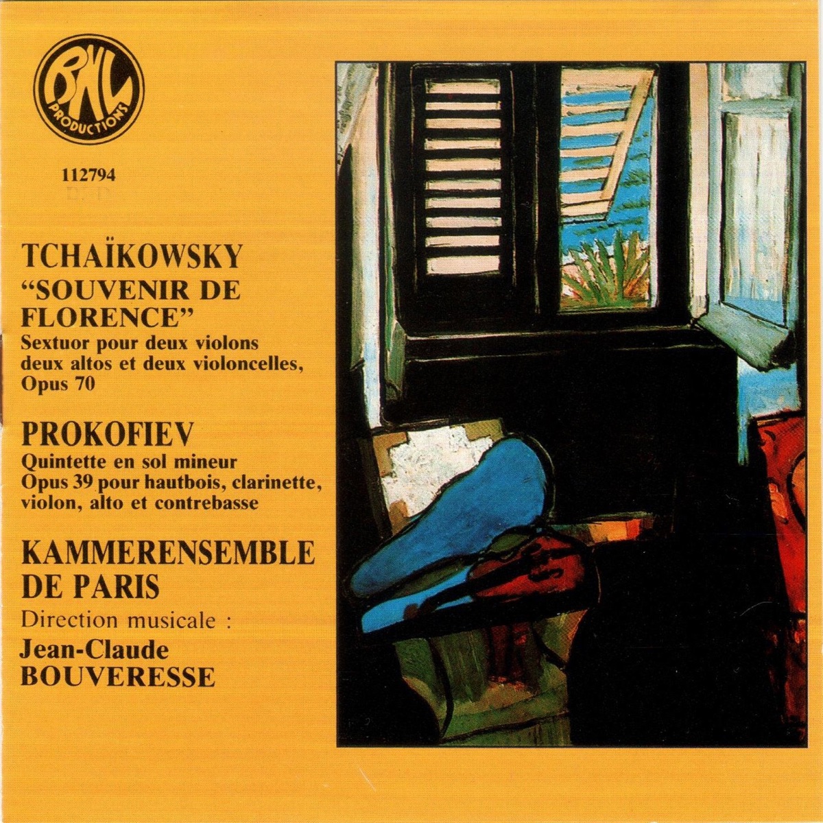 Tchaikovsky & Prokofiev: Sextuor et Quintette by Kammerensemble de Paris & Jean-Claude Bouveresse album cover