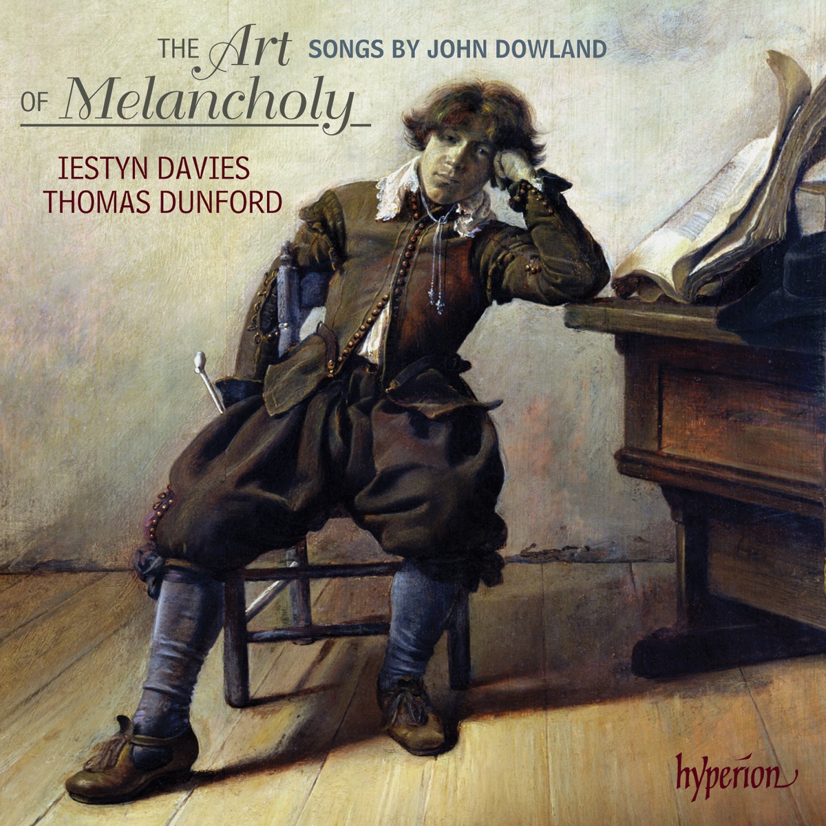 Dowland: The Art of Melancholy by Iestyn Davies & Thomas Dunford album cover