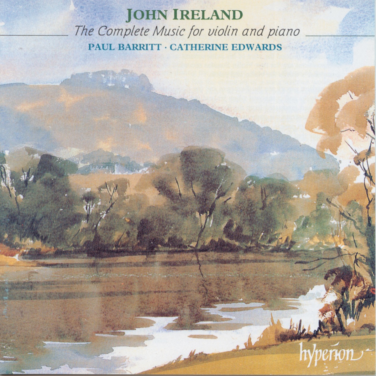 Ireland: The Complete Music for Violin and Piano by Paul Barritt & Catherine Edwards album cover