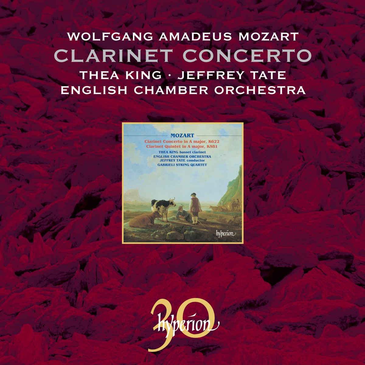 Mozart: Clarinet Concerto & Clarinet Quintet by Thea King, English Chamber Orchestra & Jeffrey Tate album cover