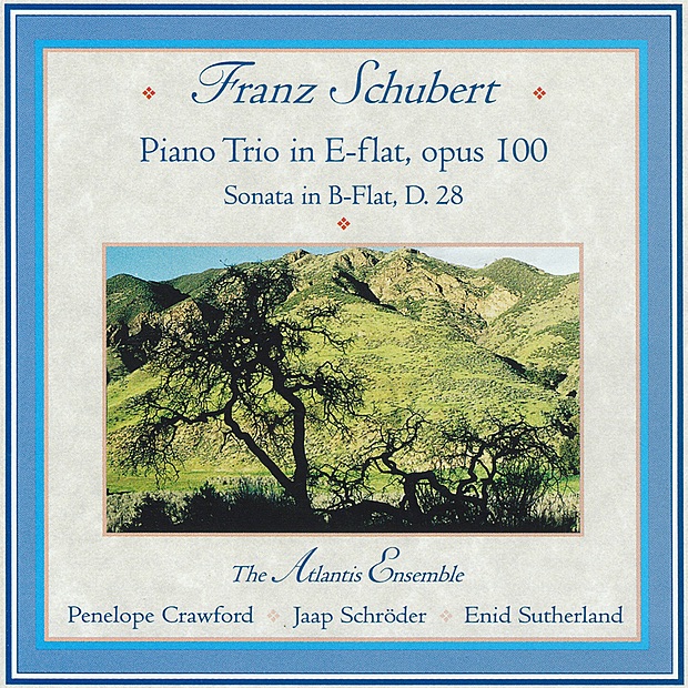 Schubert: Music for Piano Trio II by The Atlantis Ensemble, Jaap Schröder, Enid Sutherland & Penelope Crawford album cover