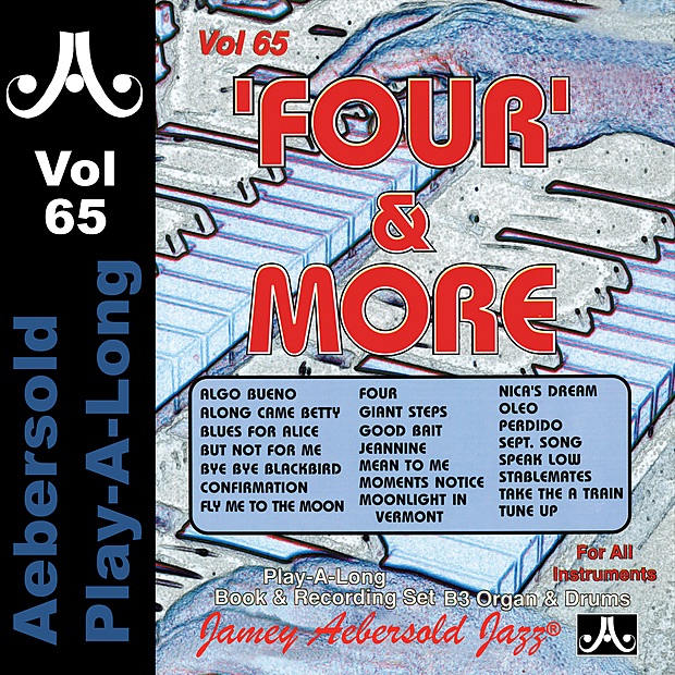 Four & More, Vol. 65 by Jamey Aebersold Play-A-Long, Hank Marr & Steve Davis album cover