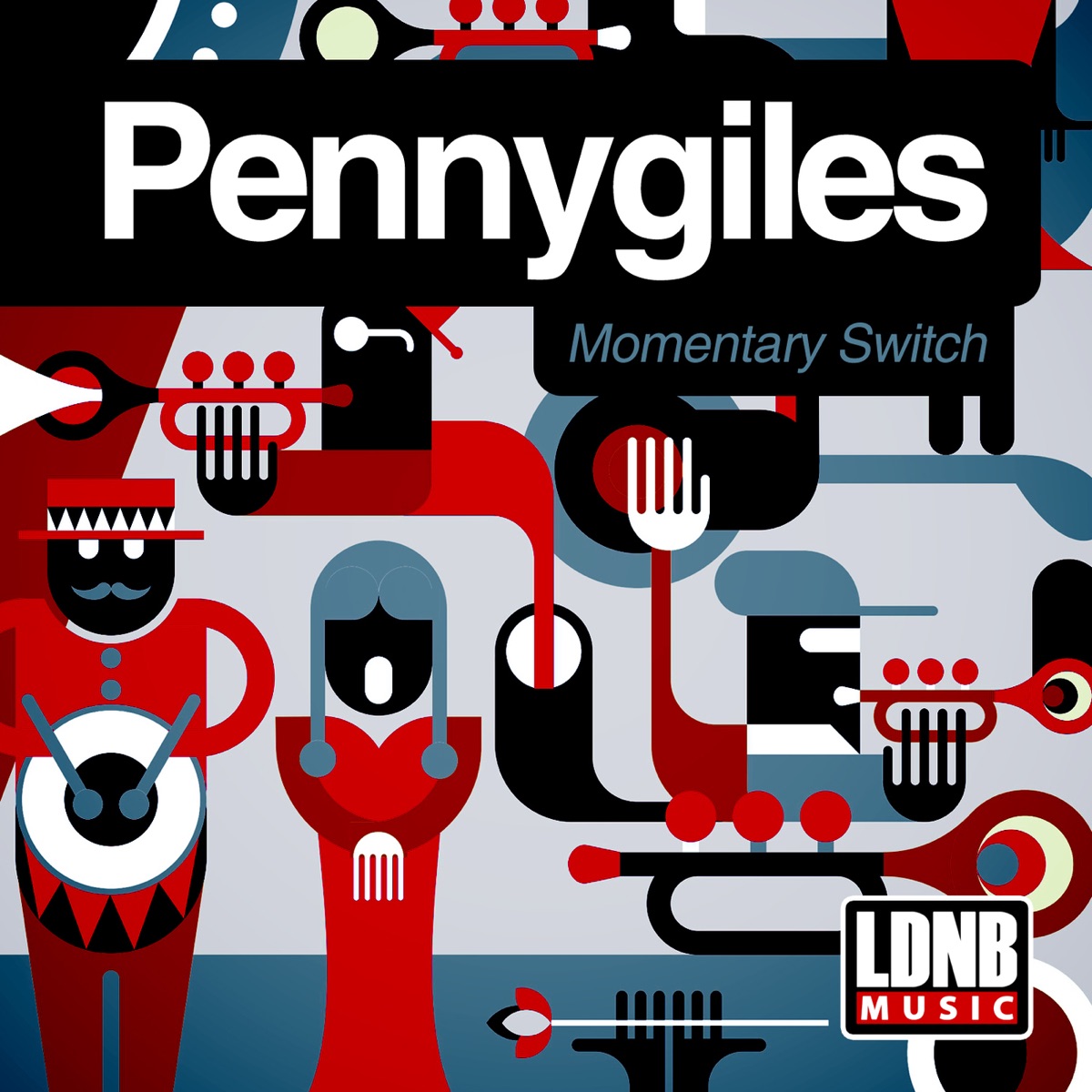 Momentary Switch / Attack of the Jazzy Goth - Single by Pennygiles album cover