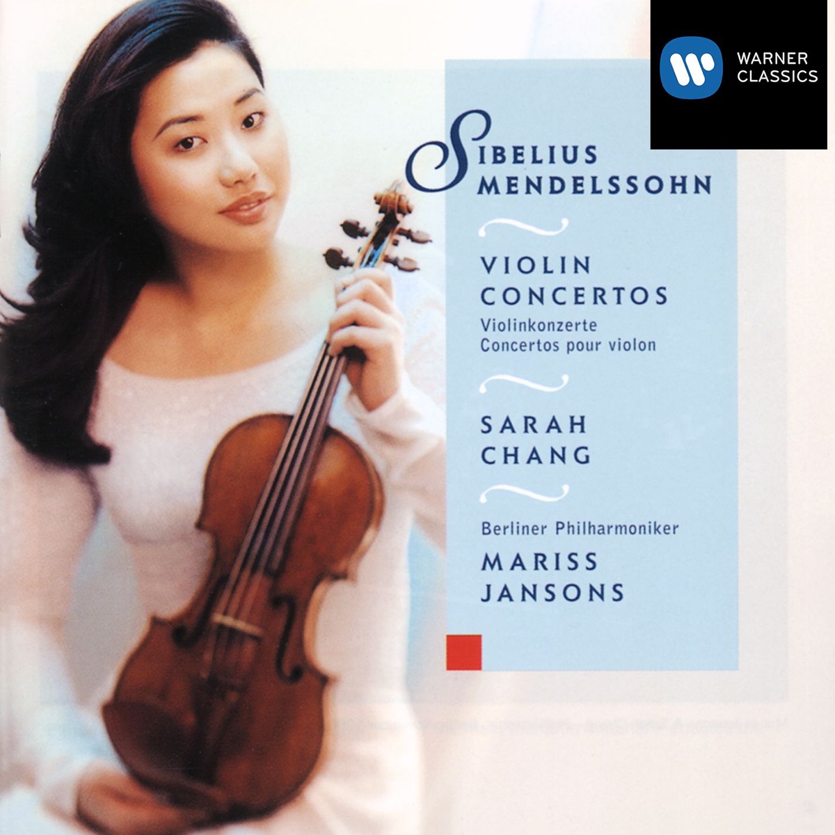 Sibelius & Mendelssohn: Violin Concertos by Mariss Jansons & Sarah Chang album cover