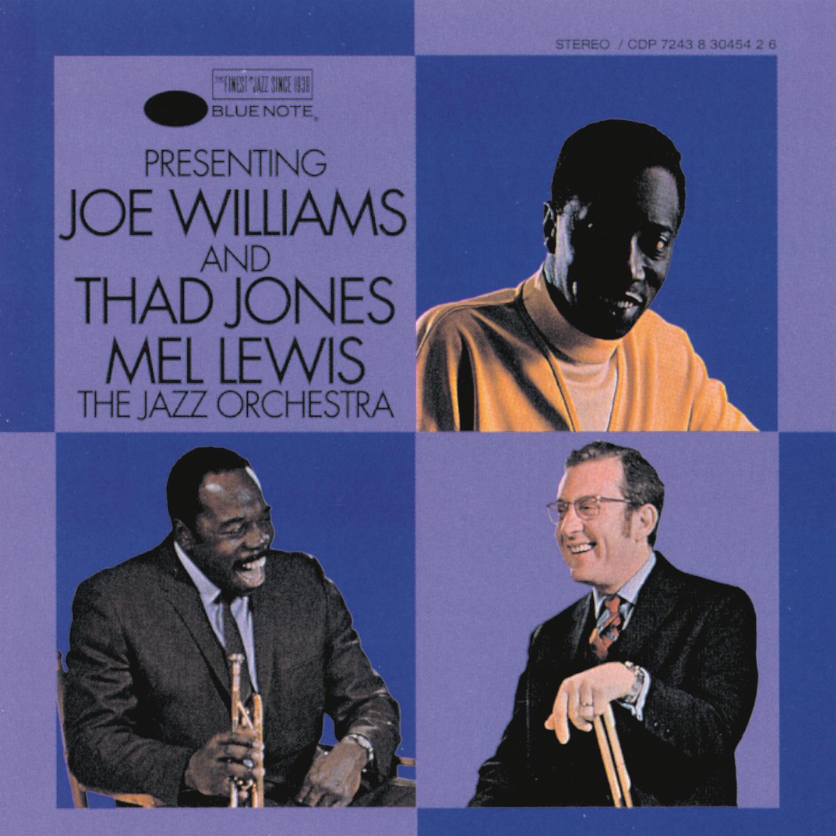 Presenting Joe Williams & Thad Jones / Mel Lewis Orchestra by Joe Williams album cover