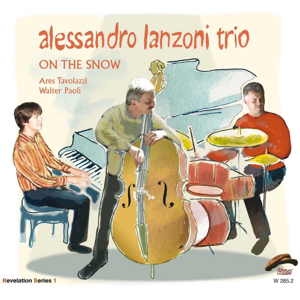 On the Snow by Alessandro Lanzoni, Ares Tavolazzi & Walter Paoli album cover
