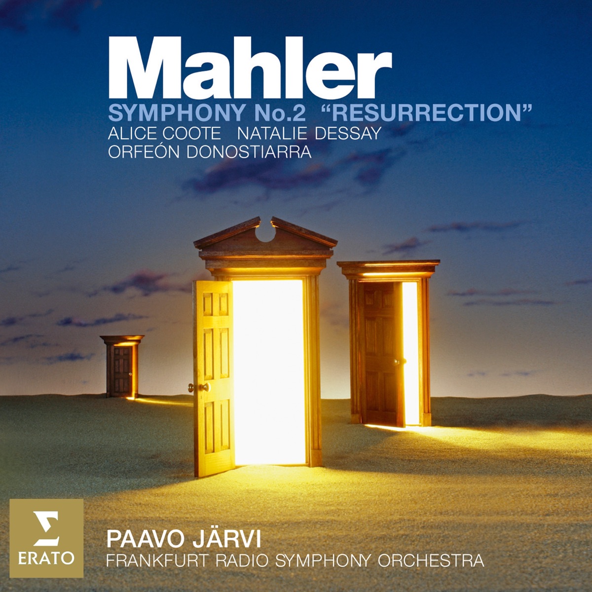 Mahler: Symphony No. 2 by Paavo Järvi & Frankfurt Radio Symphony album cover