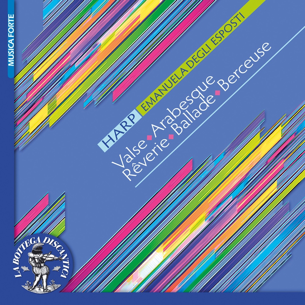 Harp: Valse, arabesque, rêverie, ballade, berceuse by Emanuela Degli Esposti album cover